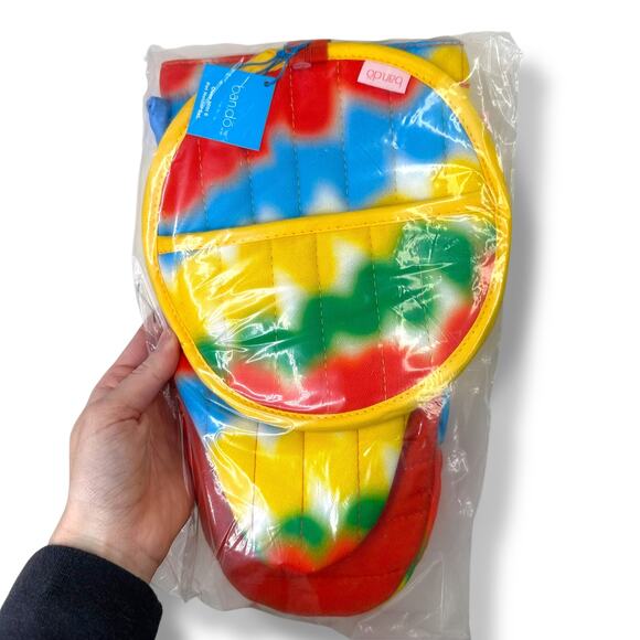 ban.do NWT Squiggles Rainbow Cotton Oven Mitt and Potholder Kitchen Cookware - Picture 5 of 5